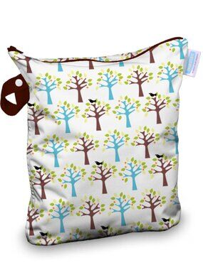 Thirsties Wet Bag Blackbird Cloth Diaper Bag